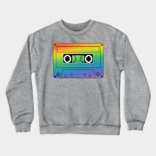 Rainbow Cassette Tape Crewneck Sweatshirt